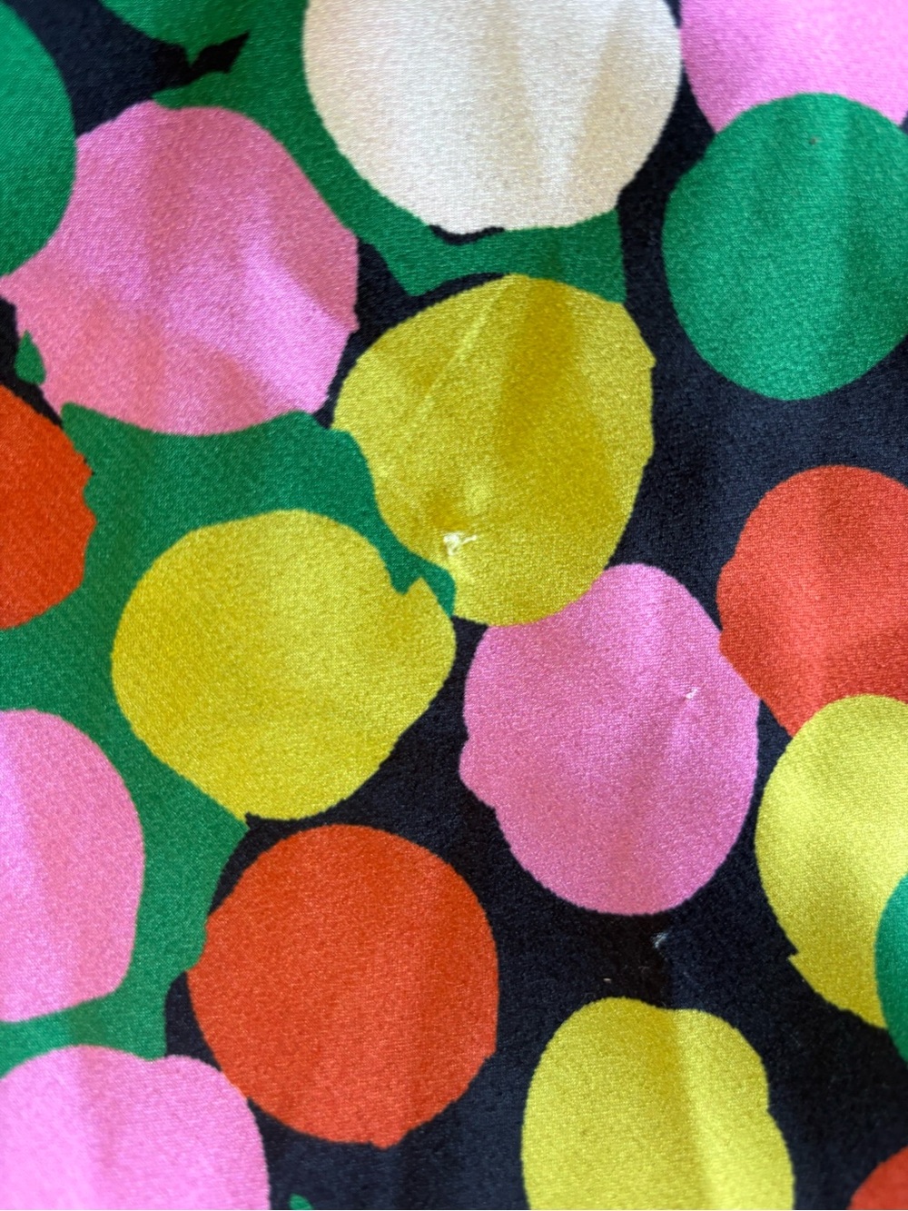 Anthropologie Porridge Multicolor Polka Dot Puff Sleeve Maxi Dress Plus Size 1X - Picture 13 of 13